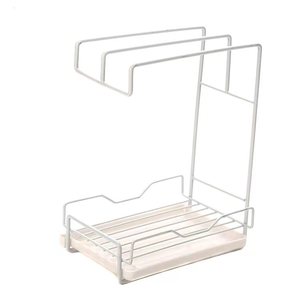 Kitchen Wall Mounted <b>Dish</b> Drying <b>Rack</b> Carbon Steel Rectangle Multifunctional Storage For Kitchen Countertop Use - Product Image 3