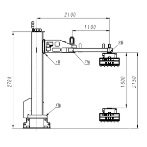 <span class=keywords><strong>Robot</strong></span> de palettisation industriel personnalisable, support OEM à distance, haute qualité pour l'empilage automatique en entrepôt - Product Image 2