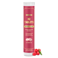 Comprimés d'eau moléculaire à l'hydrogène H2 à base de magnésium, saveur framboise, marque privée OEM, supplément antioxydant