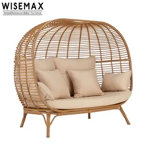 Outdoor möbel rattan laien bett wohnzimmer sofa schlafzimmer balkon hängenden schaukel lounge stuhl