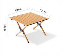Table d'extérieur pliable en acier moderne et durable pour villa, hôtel, ferme et cour