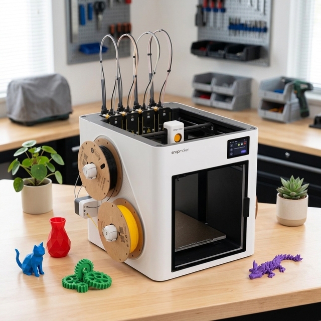 Snapmaker U1 3d Printer Machine Automatic Industrial High Speed Desktop Multicolor Household FDM Best Professional 3d Printers