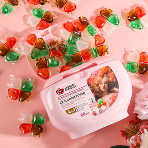 <b>Detergent</b> Pods Colorful Apple Shape Disposable For Automatic Machine Washing No Scent Apparel Use - Product Image 3