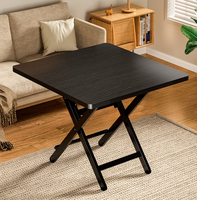 Table à manger pliable en bois pour petit appartement, table de cuisine pliante carrée pour 4 personnes