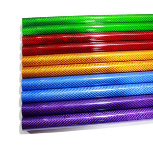 Tube en fibre de carbone 3K de 250 mm, surface brillante et mate, tube creux en carbone, taille personnalisée pour drone, modèle RC - Product Image 2