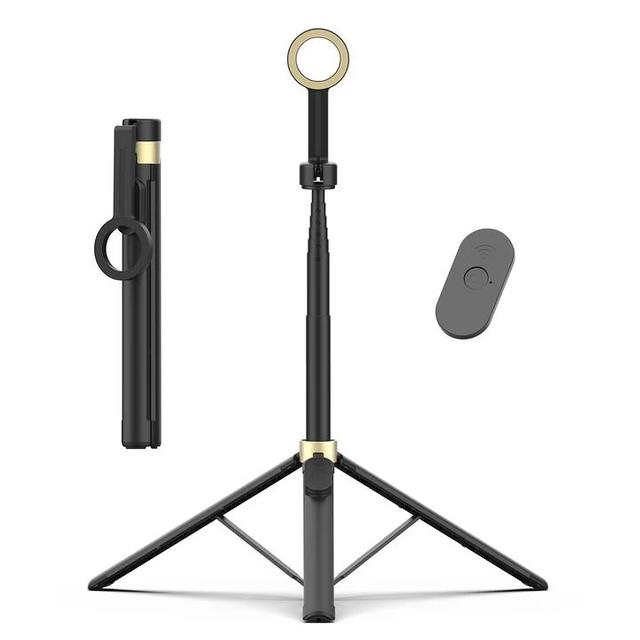 65 Inch Magnetic Tripod for iPhone Magsafe Cell Phone Stand Remote Control for 5.3 2000mAh Battery-Lightweight Foldable