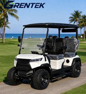 Carrito de Golf Eléctrico Todoterreno Elevado de 4 Plazas con Accesorios de Montaje Completos - Product Image 1