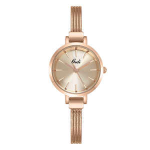 Reloj para Mujer Pequeña, Creativo y Elegante, Esfera Pequeña, Correa Delgada, Resistente al Agua, Reloj de Cuarzo - Product Image 1