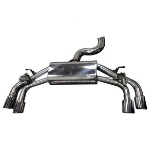Auto Performance Upgrade Silenciador de bajada del sistema de escape trasero Cat para el motor AUDI S3 - Product Image 2