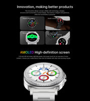 Montre connectée SK46, étanche IP68, écran AMOLED, navigation GPS, bracelet en gel de silice, charge magnétique, système d'exploitation Android, réponse tactile, SDK