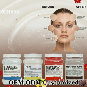 ผงมาส์กหน้ากุหลาบขมิ้น ไบโอคอลลาเจนเจลลี่มาส์กโคลน กรดซาลิไซลิก บำรุงผิวชุ่มชื้น กระจ่างใส ต่อต้านริ้วรอย ผลิตภัณฑ์ดูแลผิวหน้า OEM - Product Image 1