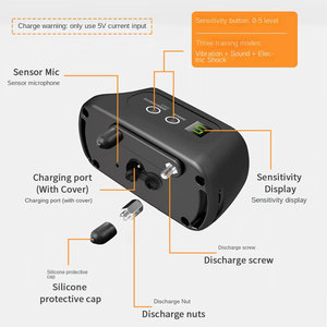 <span class=keywords><strong>Collar</strong></span> de Adiestramiento para Perros Impermeable de 5 Velocidades Ajustables, <span class=keywords><strong>Collar</strong></span> Antiladridos Automático con Funciones Anti-Erróneas de Bajo Consumo - Product Image 2