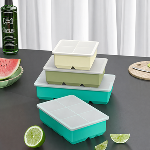 Stampo in Silicone per Cubetti di Ghiaccio Multi Cavità, 6/8/15 Griglie, Grado Alimentare, Facile da Rilasciare, con Coperchio, per Whisky, Cocktail e Bevande - Product Image 3