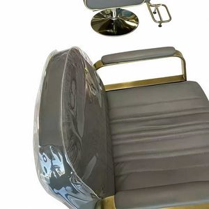 Housse de protection transparente pour chaises de salon de coiffure, chaise de coupe en PVC, housse en plastique - Product Image 2