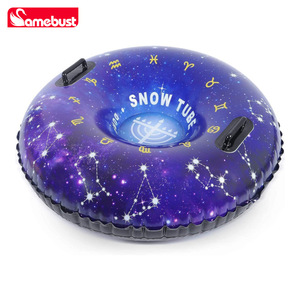 Tubo de nieve inflable Samebust de 157 cm con diseño de cielo estrellado, PVC grueso, trineo de invierno para exteriores para adultos - Product Image 2