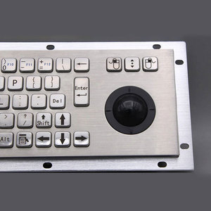 Anti-Vandalisme Panneau <span class=keywords><strong>Industriel</strong></span> En Acier Inoxydable En Métal <span class=keywords><strong>Clavier</strong></span> Filaire <span class=keywords><strong>Avec</strong></span> <span class=keywords><strong>Trackball</strong></span> - Product Image 4