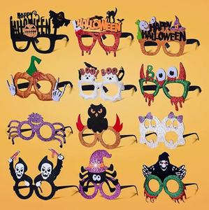 Gafas de Halloween Divertidas con Diseño de <span class=keywords><strong>Fantasma</strong></span>, Calabaza y Murciélago para Niños, Ideales para Parques de Diversiones, Centros Comerciales y Noches de Halloween, Monturas de Gafas para Fotos - Product Image 6