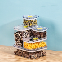 Contenants de Conservation des Aliments Frais avec Couvercle Hermétique Transparent en SAN pour Réfrigérateur, Légumes, Kimchi – Plusieurs Tailles – Vente en Gros