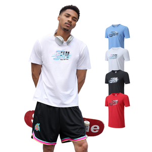 เสื้อยืดออกกำลังกายผู้ชาย แห้งเร็ว สำหรับวิ่ง เล่นกีฬา ออกกำลังกายกลางแจ้ง เสื้อกีฬาประสิทธิภาพสูง - Product Image 1