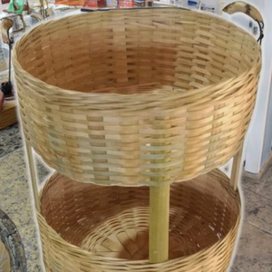 Handmade Woven Natural Wooden Chips <b>Basket</b> High Quality <b>Picnic</b> Wooden <b>Baskets</b> <b>Picnic</b> Storage - Product Image 5