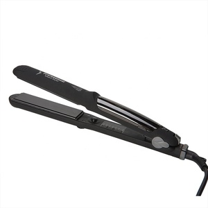 2 in 1 Curling and Straightening <strong>Steam</strong> Flat <strong>Iron</strong> <strong>Professional</strong> <strong>Steam</strong> Hair Straightener Salon Styler Tourmaline Flat <strong>Iron</strong> - Product Image 4