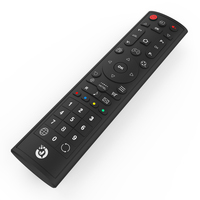 OEM ODM personalizado 43 teclas automático IR control remoto fijo rodante RF comunicación inalámbrica compatible con control de velocidad para electrónica