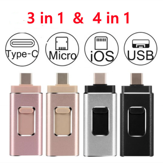 All in One USB Flash Drive Suitable for Mobile Phone USB Flash Drives 1TB 2TB Wholesale Customization