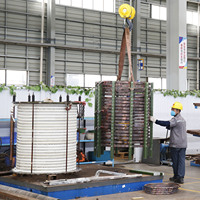 Bobina de Inducción de Cobre Refrigerada por Agua Compatible con Fuente de Alimentación de Frecuencia Media IGBT para Horno de Fusión