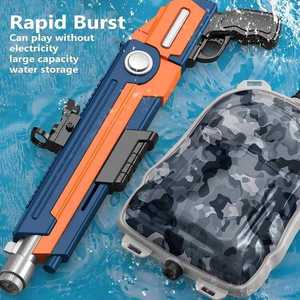 Lange Afstand Super Soaker Waterpistool Voor Volwassenen, Hoge Capaciteit Oplaadbare Elektrische Waterblaster Met Snelle Navulling Mondstuk - Product Image 4