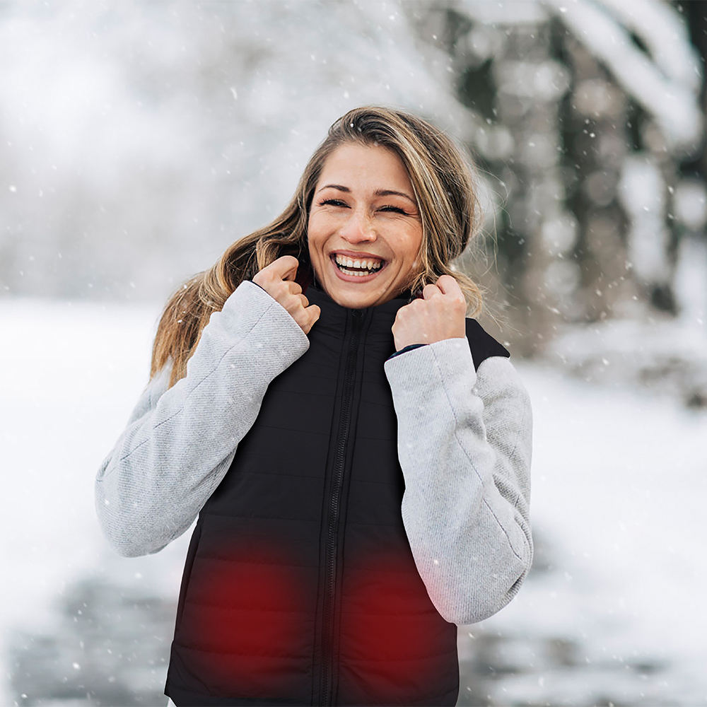 Heated Vest For Men Women Electric Warming Heating Zones Vest Size Adjustable Rechargeable Usb Clothing 