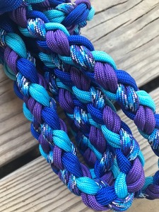 เชือกไนลอนสองสีทนทานพร้อมสแน็ปวัสดุ PP แข็งแรงเหมาะสำหรับการฝึกม้าและการจัดการใช้งานประจำวัน - Product Image 3