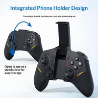 Support de téléphone pour manette de jeu à vibration, sans fil, avec détection de mouvement, compatible PC/iOS/Android/NS/TV, 5 en 1, pour la vente en gros
