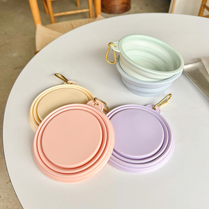 ชามอาหารสัตว์เลี้ยงแบบพับได้ รุ่น CUSTOM Eco-Friendly  ออกแบบมาเพื่อใช้ภายในอาคาร ผลิตจากซิลิโคนกันน้ำ เหมาะสำหรับสุนัขและแมว - Product Image 6