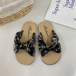 Children's Indoor and Outdoor Slippers Soft and Breathable Sponge Printed <b>Fabric</b> Comfortable Girls' <b>Sandal</b> - Product Image 5