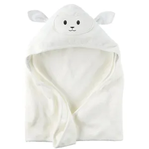 Serviette de bain à capuche pour bébé 100% coton bambou bio