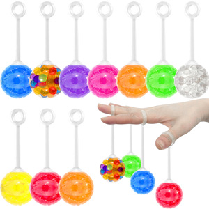Pelotas Antiestrés de Uva para Aliviar la Presión, Bolas Blandas con Cuentas de Agua, Juguetes Blandos Tipo Yo-Yo - Product Image 1