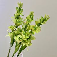 Bunga Tuberose Sutra Buatan LO-992 High-End 87cm, Tangkai Bunga Palsu untuk Dekorasi Ruang Tamu, Lantai, Rumah, dan Hotel