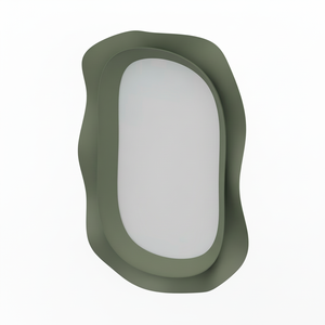 Miroir mural moderne vintage fabriqué à la main avec cadre en aluminium Ajoutez un charme intemporel à votre décoration intérieure - Product Image 1