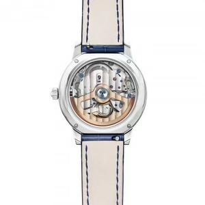 นาฬิกาข้อมือจักรกลหรูหราคุณภาพสูง กันน้ำ พร้อมฟังก์ชั่นแสดงข้างขึ้นข้างแรม ฝังเพชรโมอิสซาไนต์เต็มวง ดีไซน์สวยงาม เหมาะสำหรับใส่เดท - Product Image 5