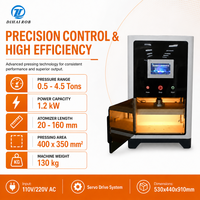 Capsuleuse verticale semi-automatique de précision avec contrôle de position et de couple 110V, pressage réglable pour bouteilles et canettes