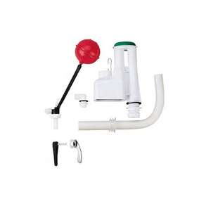 Válvula de llenado de inodoro de plástico de suministro directo de fábrica y válvula de descarga Mecanismo de <span class=keywords><strong>cisterna</strong></span> de descarga doble Válvula de descarga Accesorios de tanque de inodoro - Product Image 2