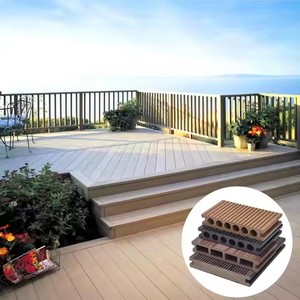 Tarima de Madera Plástica Compuesta (WPC) Antideslizante e Impermeable, Resistente a las Grietas, para Exteriores - Product Image 6