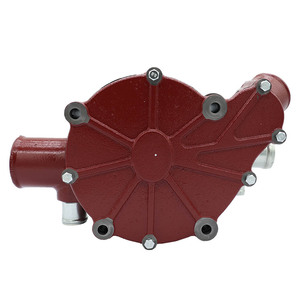 Bomba de agua para camión Daewoo DE12T 65.06500-6124 CW DA007G2, pieza de repuesto roja - Product Image 3