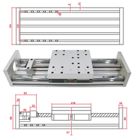 Module de robot HLTNC XYZ, module HGR20 HGH20CA 1605 1610 pour moteur Nema 23 34 24 32, module linéaire de table coulissante pour CNC