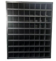 Casier moderne à 72 compartiments, armoire de rangement à 40 compartiments avec bacs à vis, en fer, robuste, idéal pour les ateliers