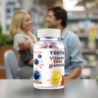 Gummies d'huile de poisson DHA de qualité alimentaire supérieure, compléments de santé et de bien-être pour adultes en capsules molles