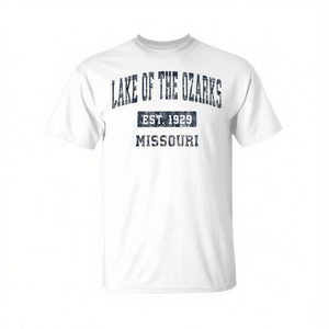 Camiseta Lake Of The Ozarks Missouri Est 1929 Diseño deportivo vintage - Product Image 2