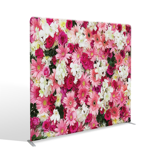 8x8ft Double Sided Custom Backdrop Printing Tension Fabric Photo Booth Backdrop Foto Background for Photography Back Drop Stand