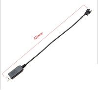 Câble adaptateur d'alimentation pour ventilateur de PC USB 5V vers 12V, élévateur de tension 3 broches et 4 broches
