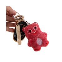 Lot de porte-clés en peluche miniatures de 12 cm, adorables figurines en peluche (Champignon, Fantôme, Tortue, Masque, Homme), lots de prix pour machines à griffes